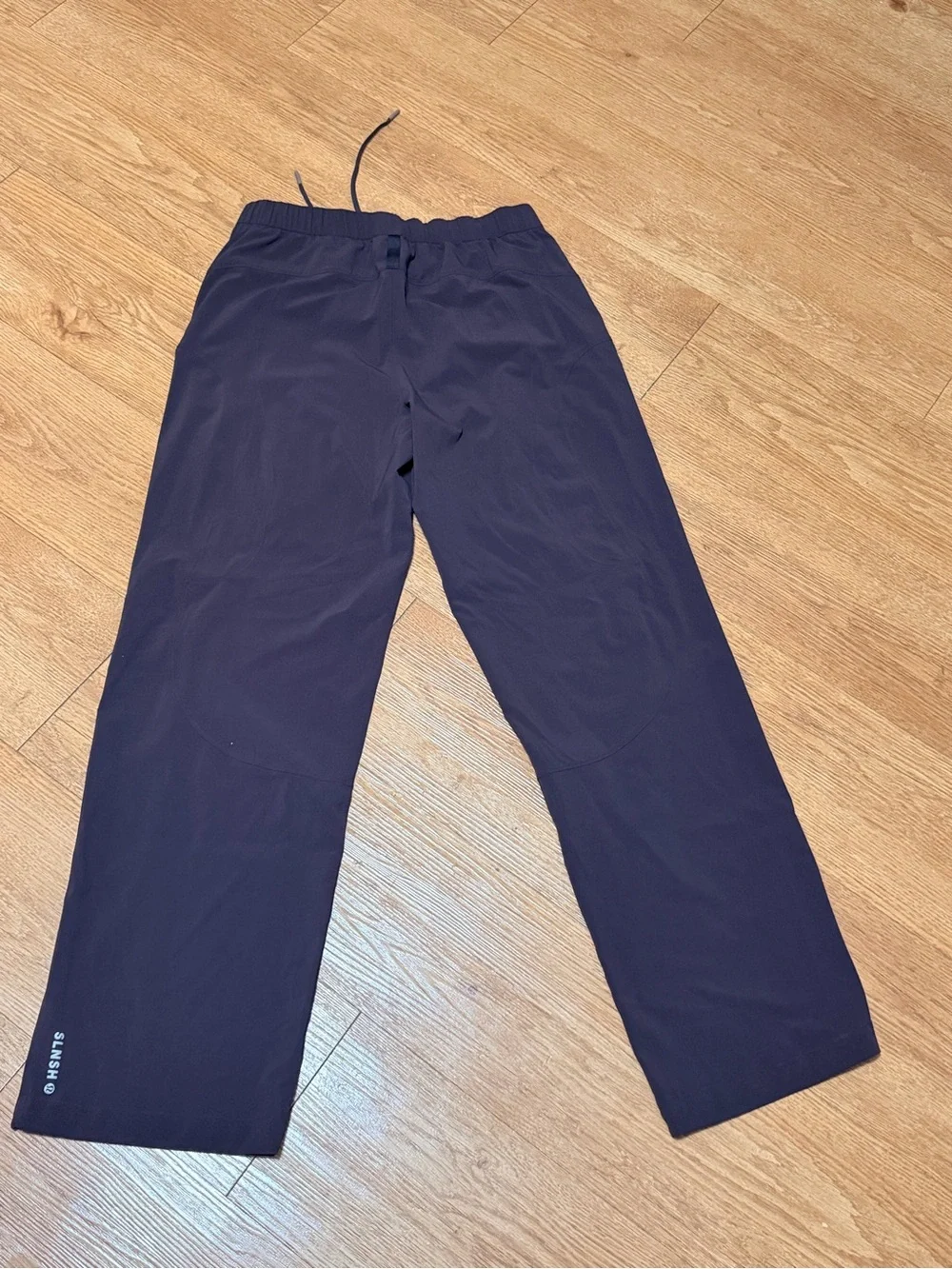 Lululemon Women’s Espresso Drawstring Performance Pants collab with SLNSH